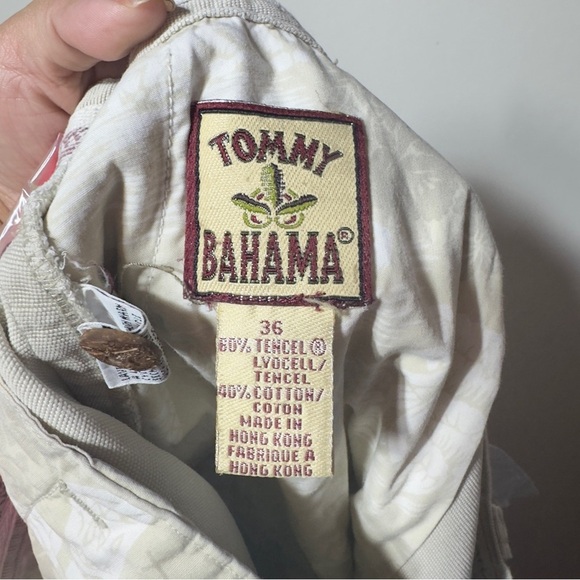 Tommy Bahama Cargo Shorts Cream Men Size 36 - Picture 7 of 7